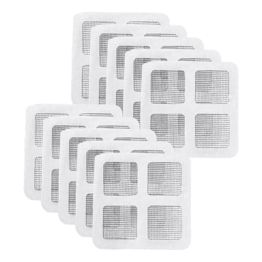 Kit 10 Peças Coletor de Cabelo Descartável para Ralos - Zatto Tela para ralos de pia ou de banheiro Home Lar 10 Peças