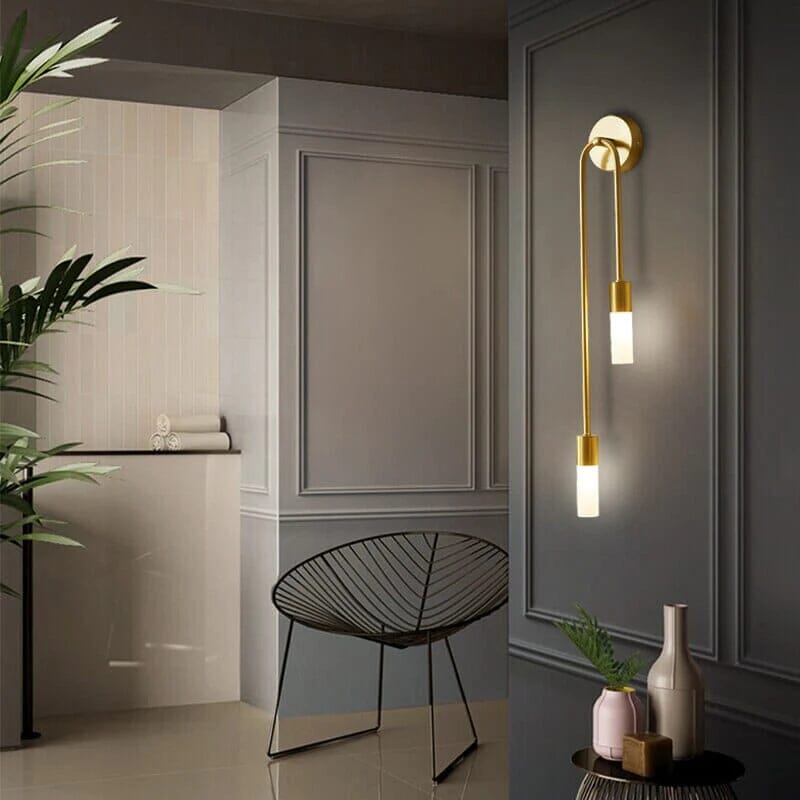 Luminária Arandela Gold de Parede em Led Luminária Arandela Gold de Parede em Led Home Lar