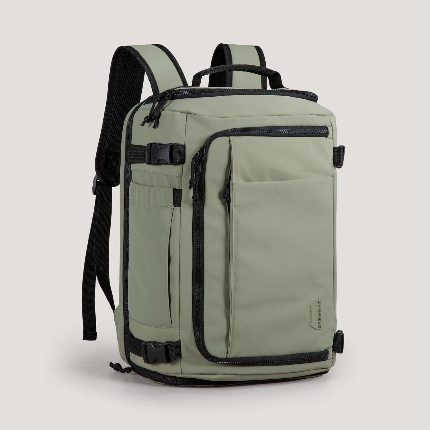 Mochila de Viagem Unissex Home Lar Verde