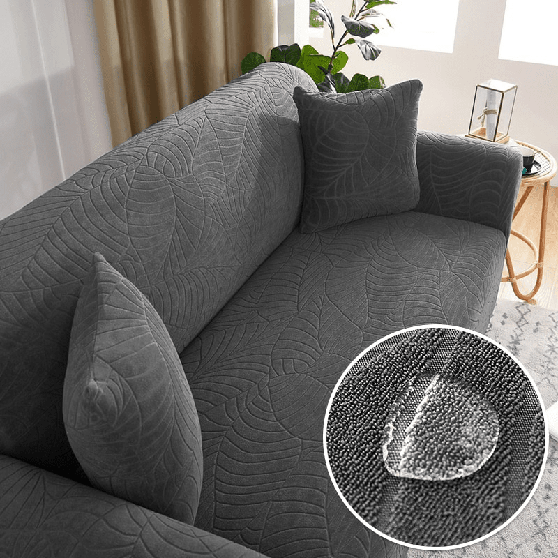Capa de Sofá Impermeável Home Lar Cinza Escuro 1 - Lugar 90-140cm