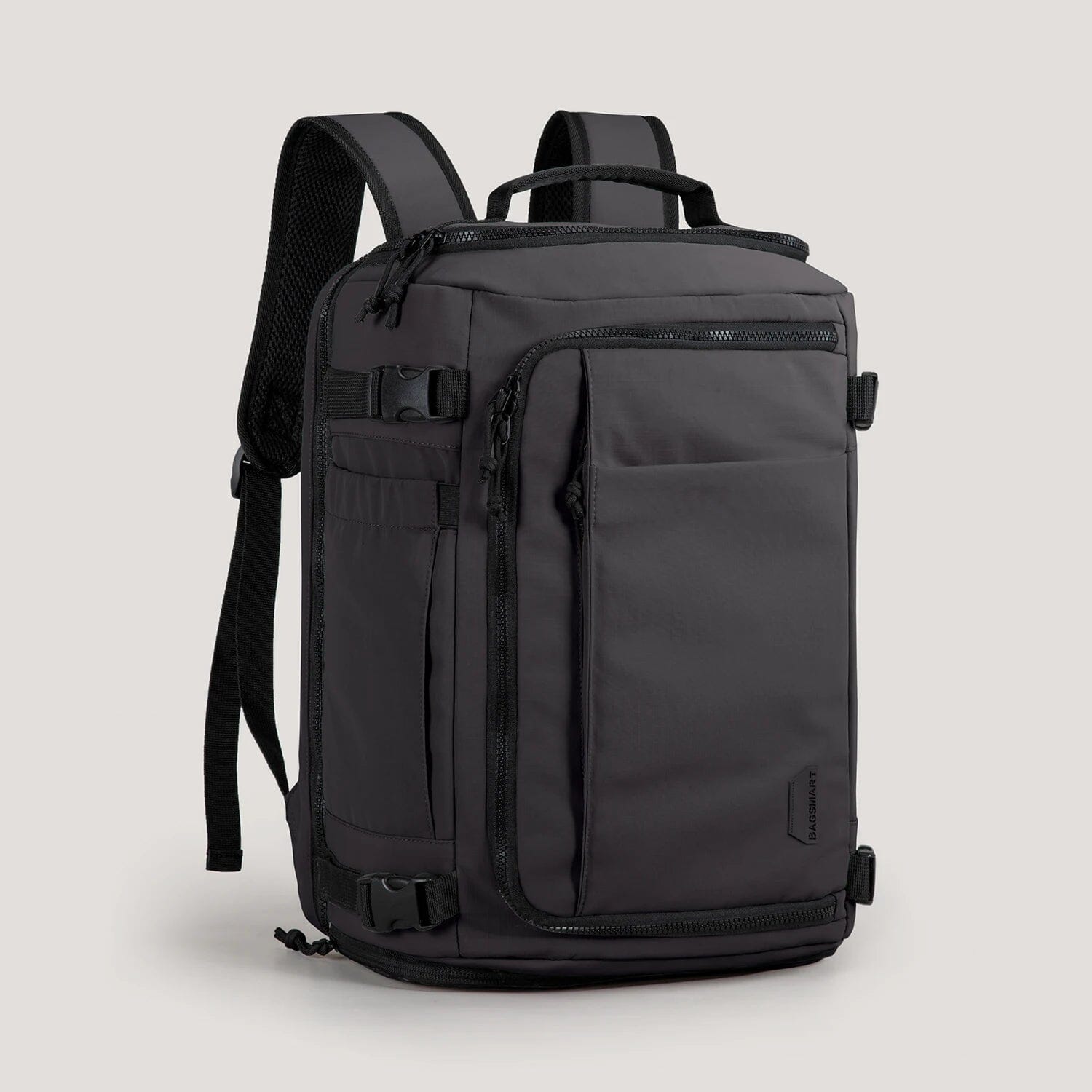 Mochila de Viagem Unissex Home Lar Preto