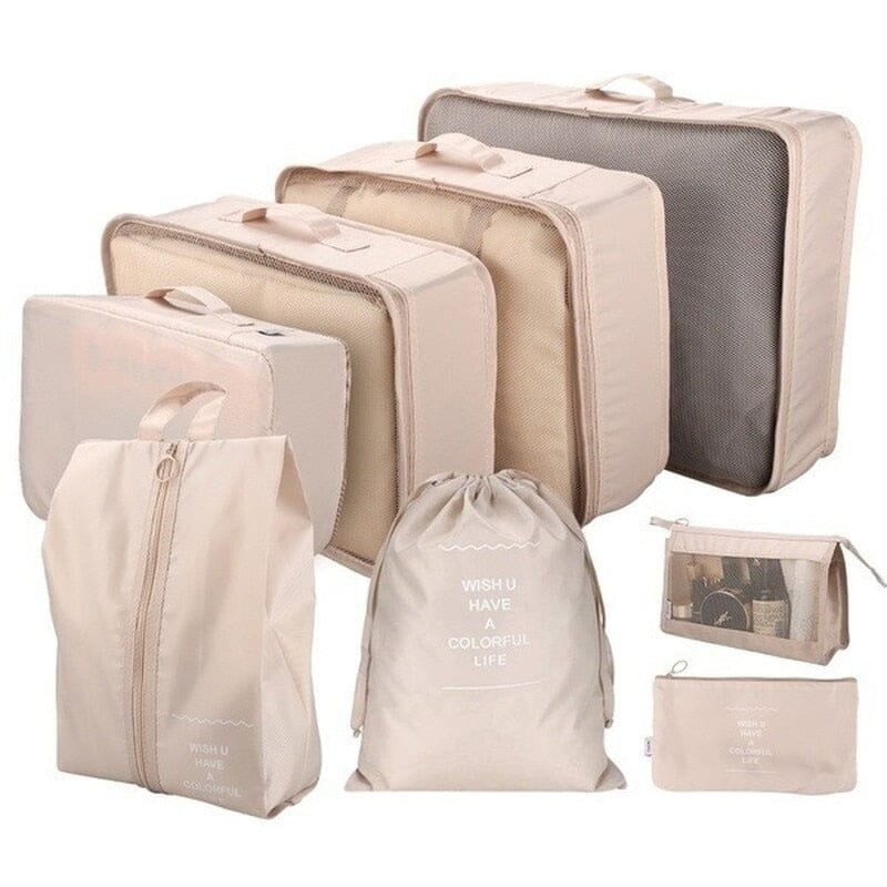 Kit com 8 Bolsas Organizadoras Home Lar 