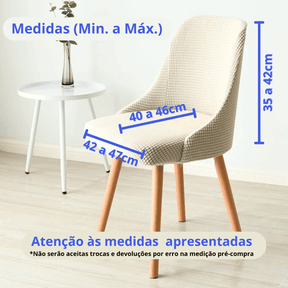 Kit Capas de Cadeira Home Lar 