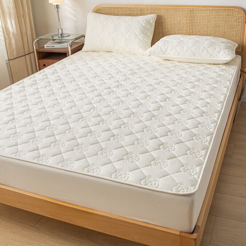 Lençol Impermeável Com Elástico Home Lar Branco Solteiro (120x200x30)cm 