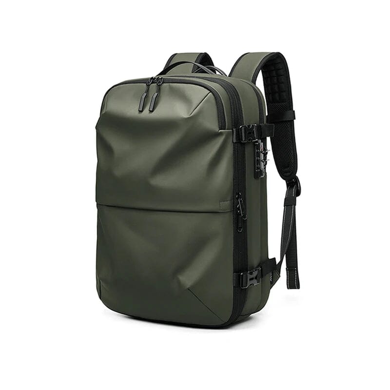Mochila de Viagem com Compressão a Vácuo Home Lar Verde Militar 