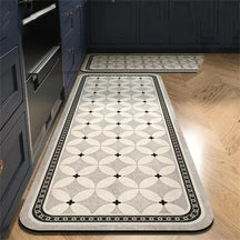 Passadeira de cozinha Antiderrapante Home Lar Cinza P 40x60cm 