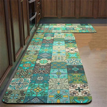Passadeira de cozinha Antiderrapante Home Lar Verde P 40x60cm 