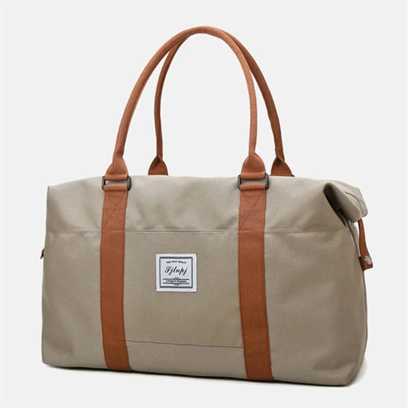 Bolsa de viagem impermeável Home Lar Caqui- G 