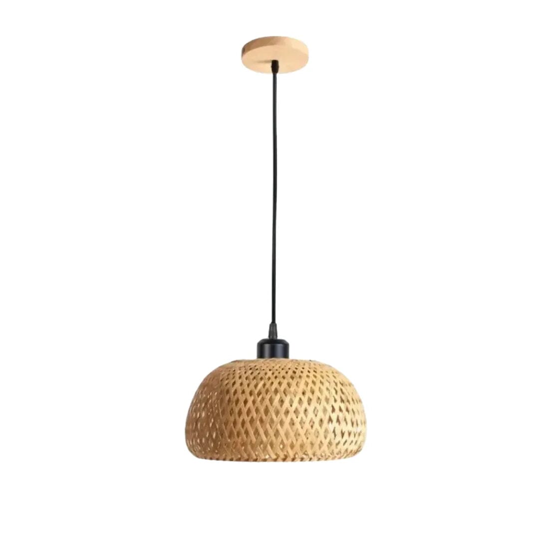 Lustre para Sala de Bambu Rattan Lustre - Lustre para Sala de Bambu Rattan Home Lar Aberto 