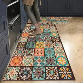 Passadeira de cozinha Antiderrapante Home Lar Colorido P 40x60cm 