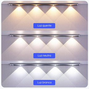 Luminária sem fio Magnética Home Lar 
