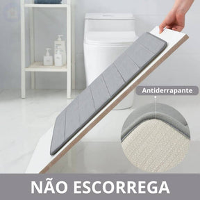 Tapete de Banheiro Antiderrapante com Espuma de Memória Home Lar 