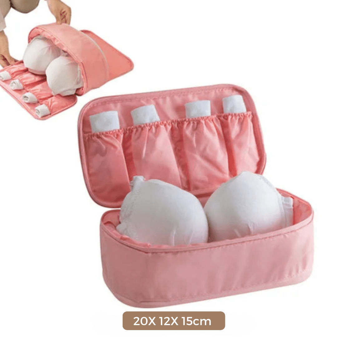 Organizador de roupa íntimas para Viagem Home Lar Pink 