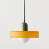 Luminária Moderna Home Lar Laranja e Verde 25 